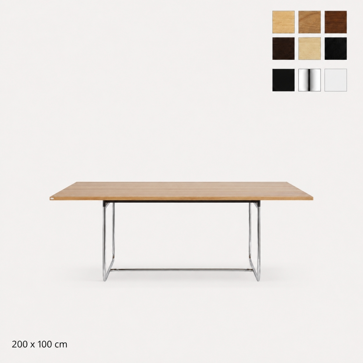 THONET Allrounder-Tisch S 1070 | 200x100 cm