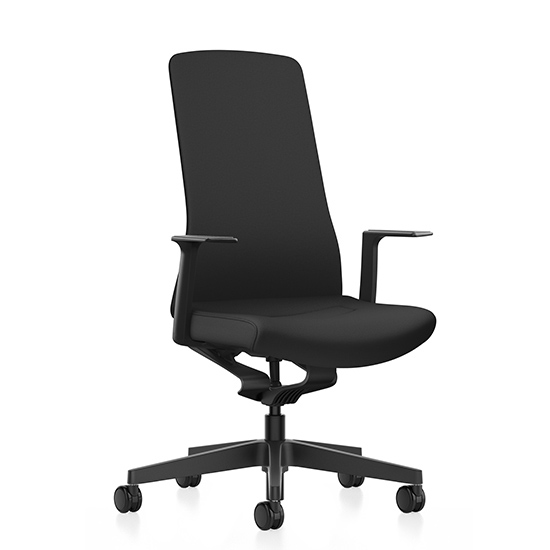 Interstuhl PUREis3 PU113 schwarz - T-Armlehnen fix