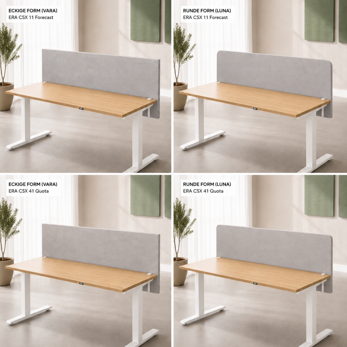 Cue Solutions Organizer Akustiktrennwand - Luna - Vara