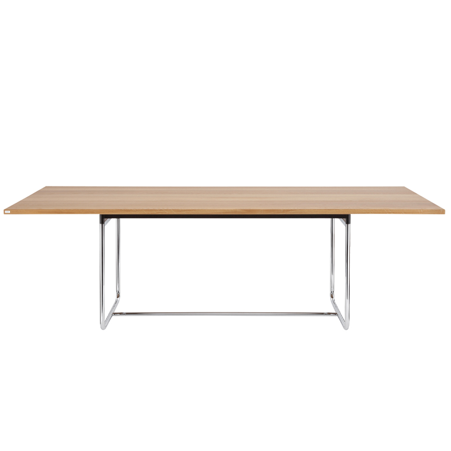 THONET Allrounder-Tisch S 1070 Buche gebeizt - Gestell chrom - verschiedene Größen