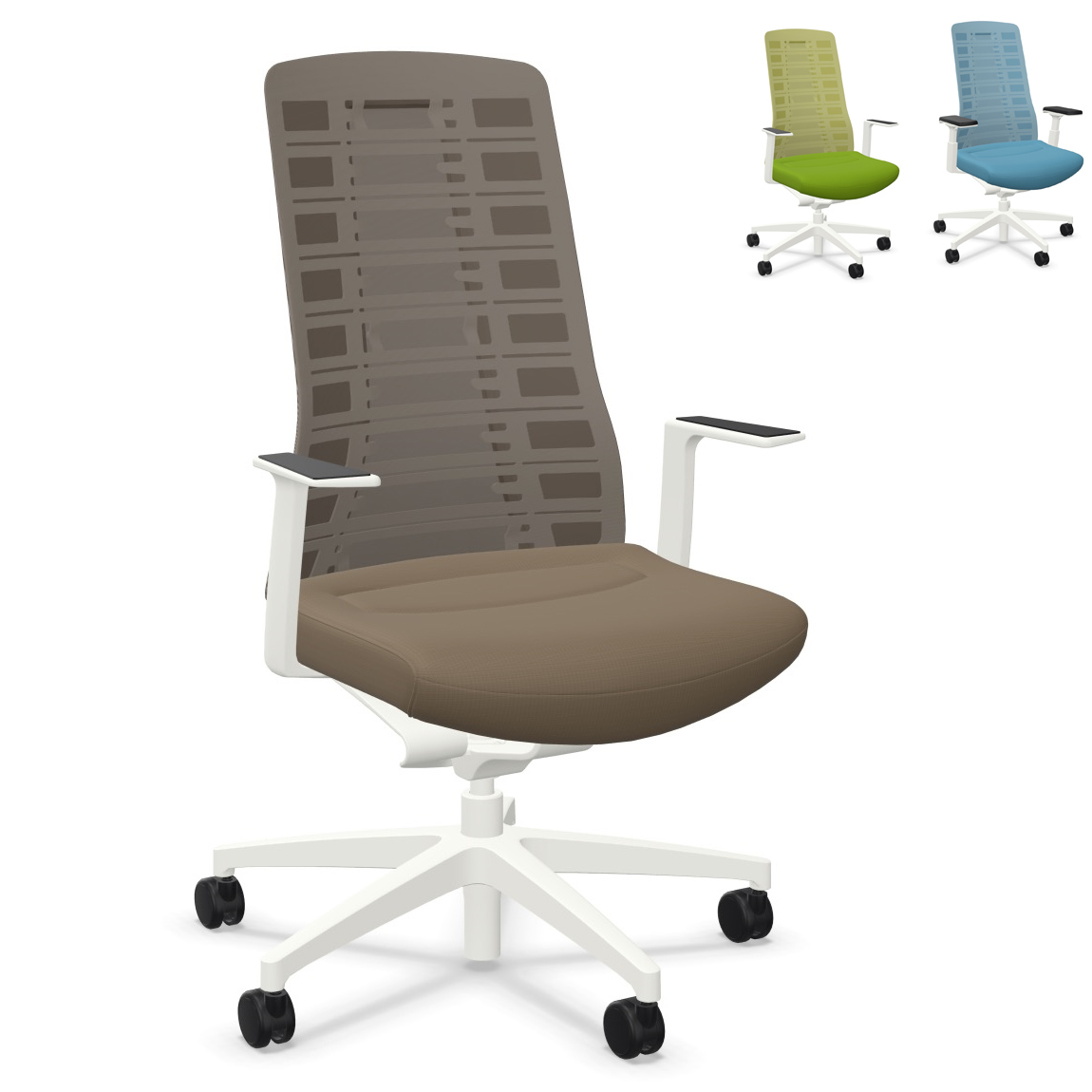 Interstuhl PUREis3 PU213 Rücken und Polster farbig Farbauswahl