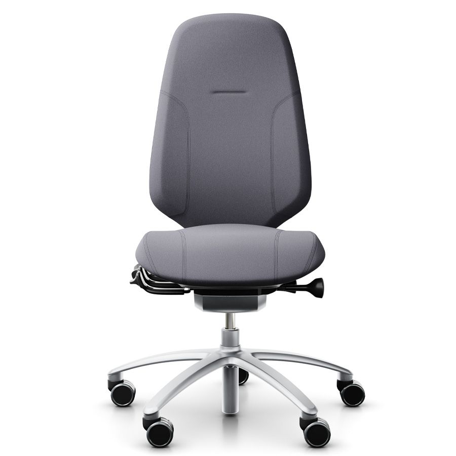 RH Mereo 300 silver hohe Rückenlehne - Stoff Xtreme grau - Frontansicht