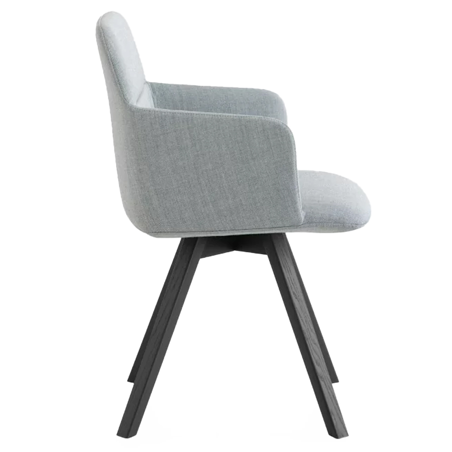 lapalma Foil S590 Gestell Esche schwarz gebeizt offenporig - Bezug Remix 0123 - Seite