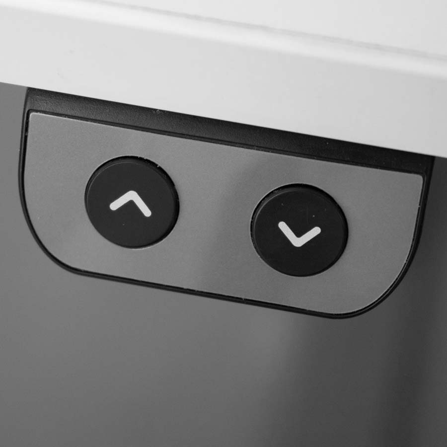 Bedienfeld des höhenverstellbaren Schreibtisches