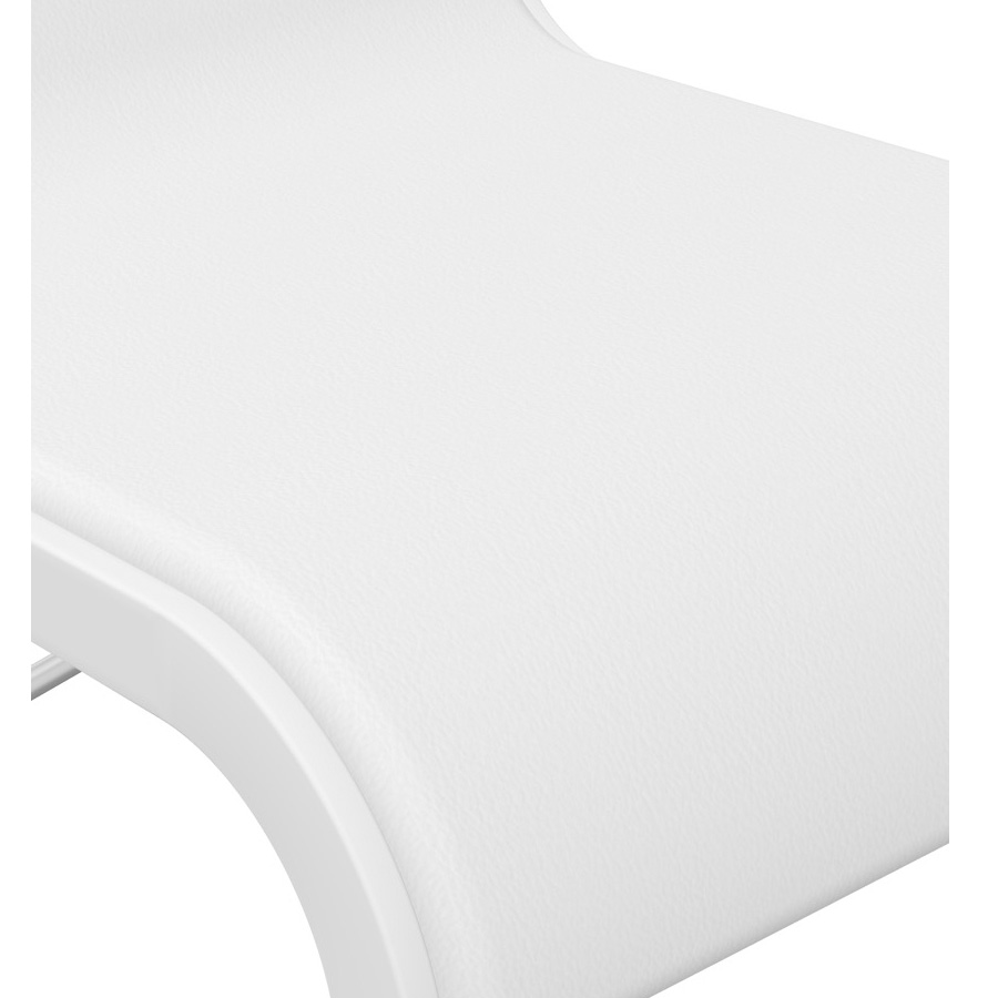 lapalma LEM Gestell weiß Sitz Leder weiss