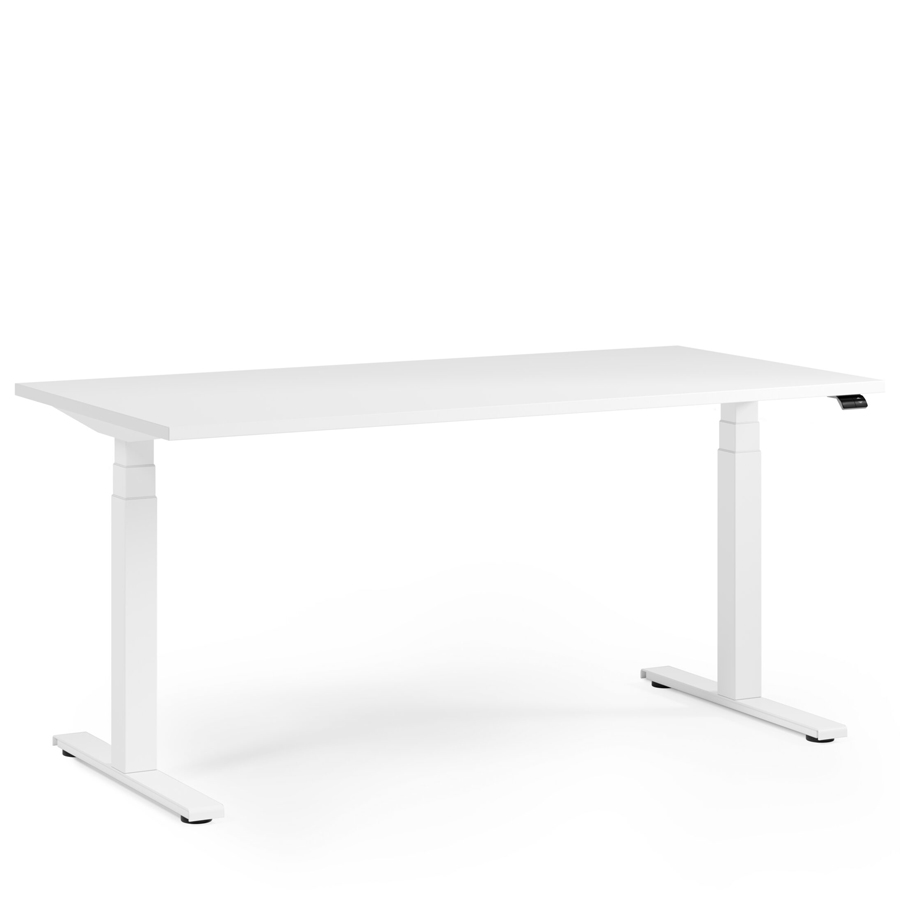 fm FOURACTION 131 Schreibtisch | Gestell weiß | Platte weiß