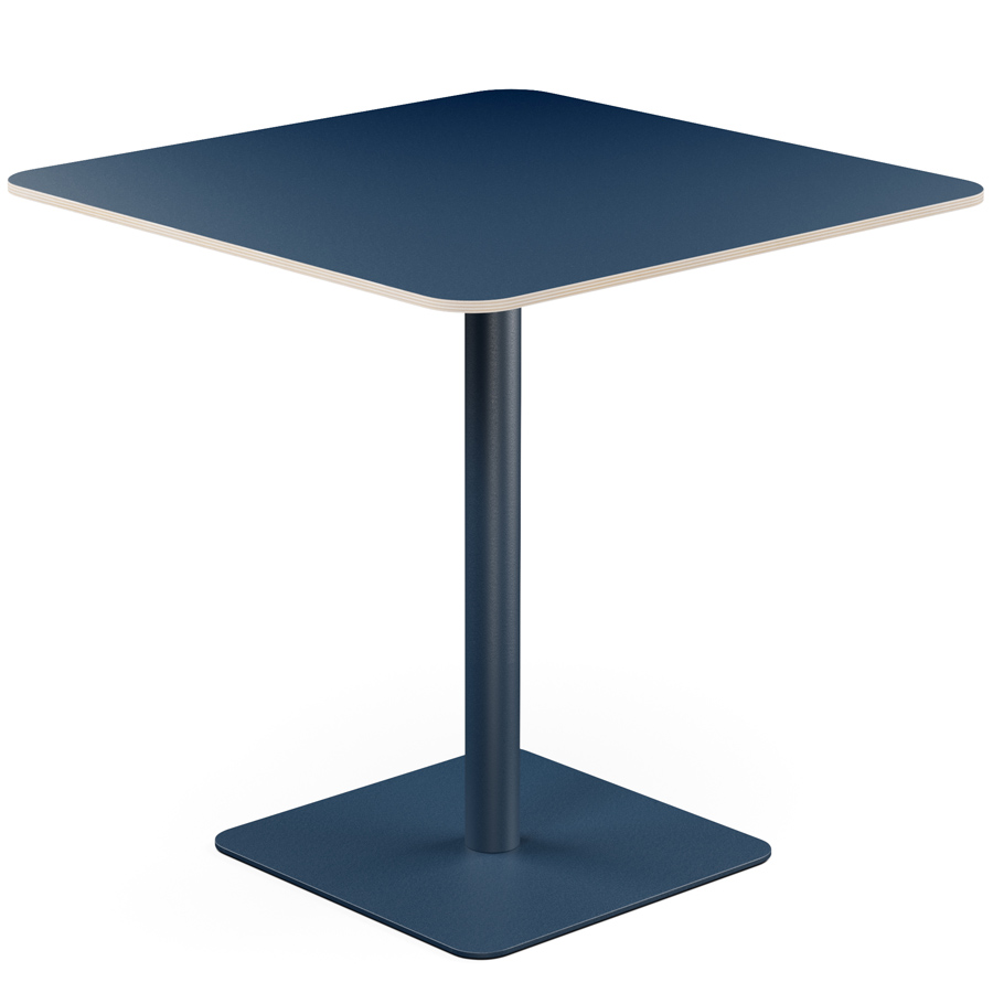 Profim Tisch T75 - Platte HPL LW06 navy - Gestell RAL 5003 navy