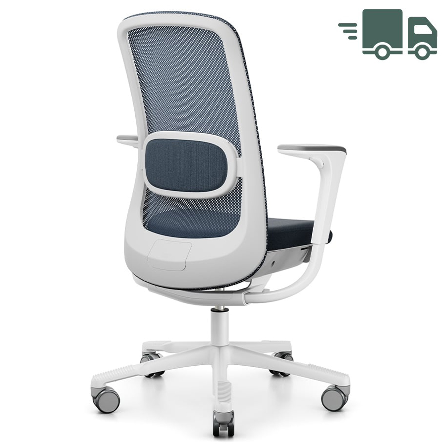 HAG SoFi Mesh 7500 Dark Blue mit Gestell in Weiß