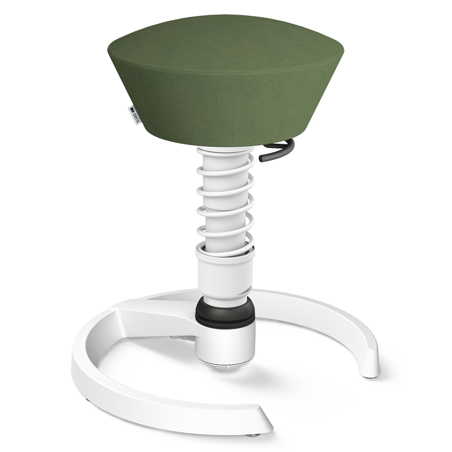 Aeris Swopper Mikrofaser grün mit Gleitern - Gestell weiß