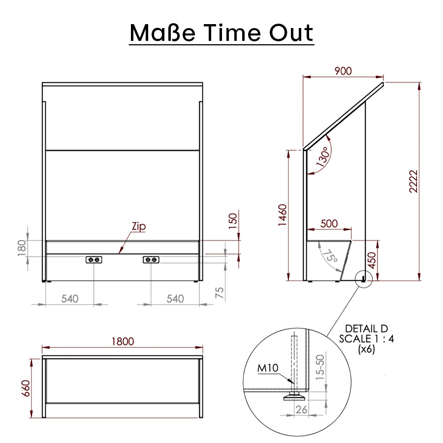 Götessons Time Out - Maße