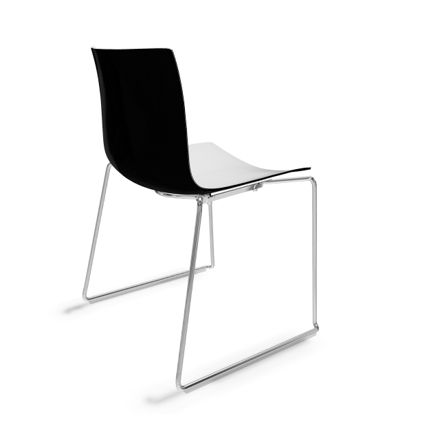 arper catifa 46 0278 zweifarbig schwarz