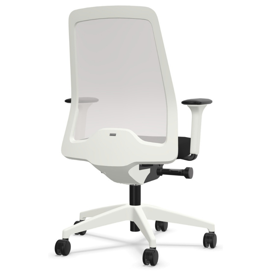 Interstuhl EVERYis1 (EV211) weiß Bürostuhl Netzrücken weiß Polster schwarz