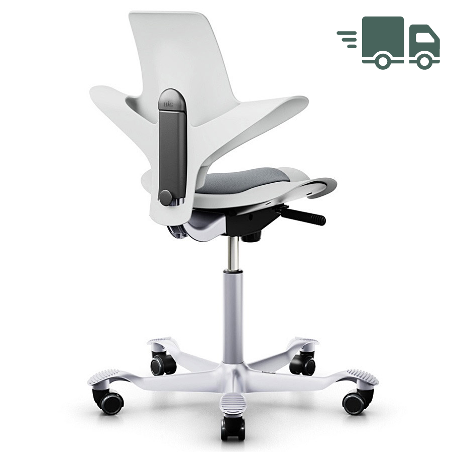 HAG CAPISCO PULS 8010 weiß mit Gestell silber - schnell geliefert