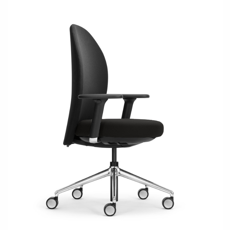 Girsberger Marva Bürostuhl Homeoffice mit Designrollen - schwarz