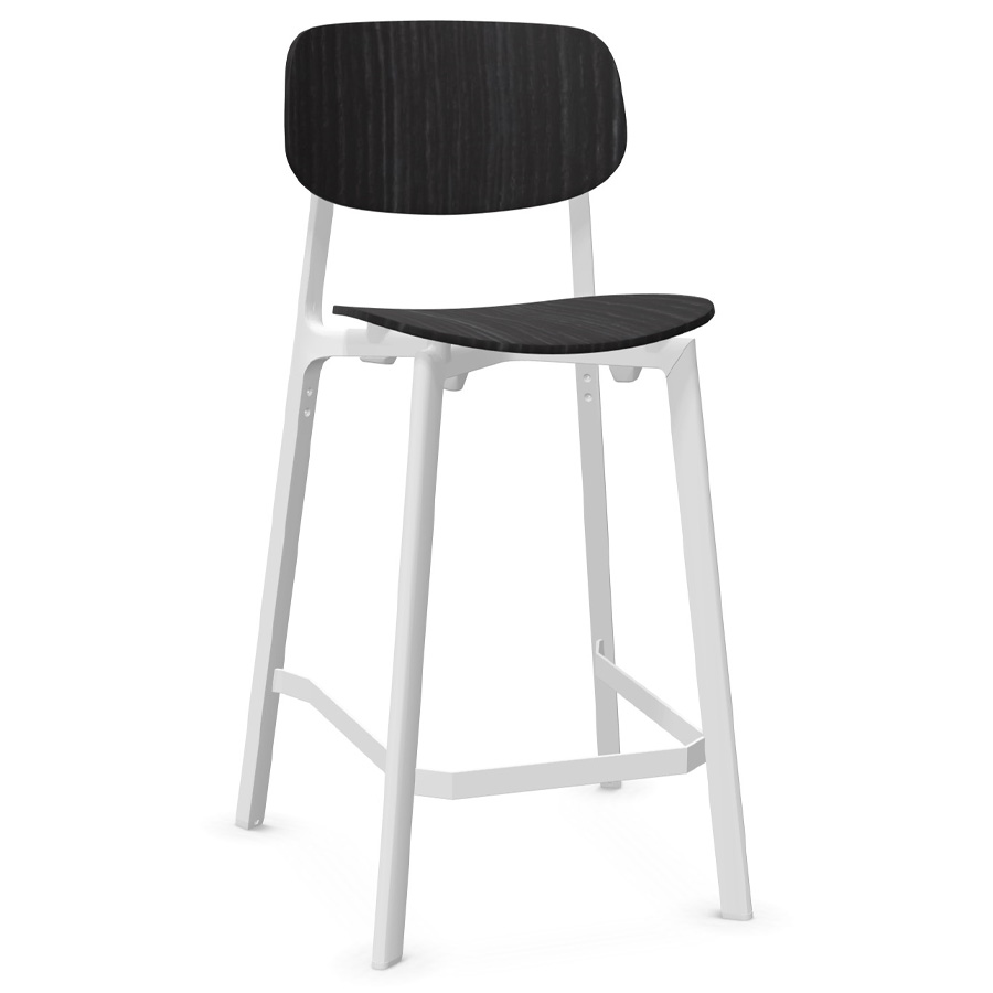 Kristalia COLANDER Barhocker schwarze Eiche
