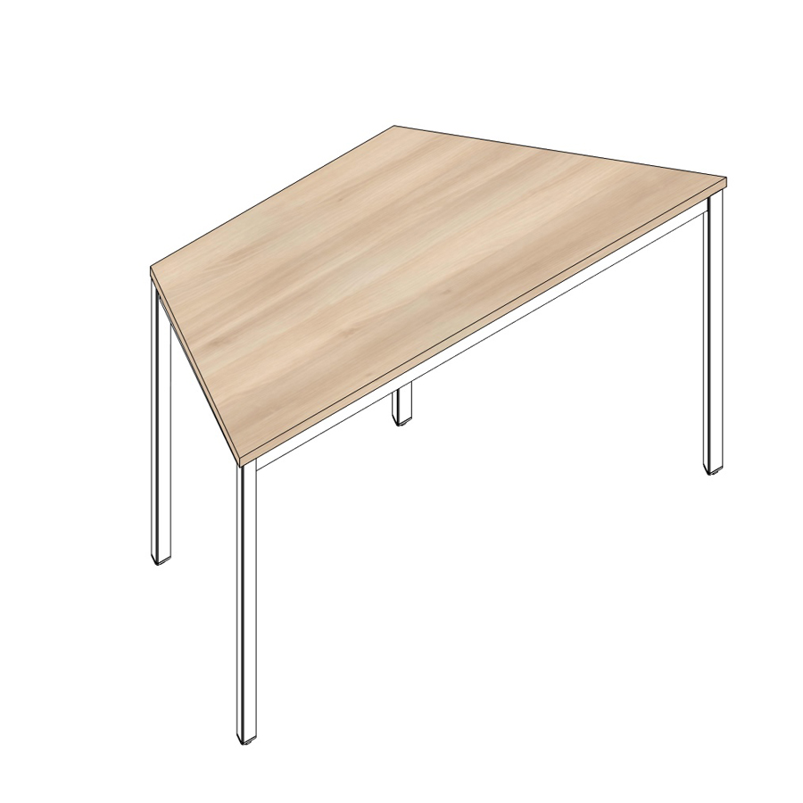 König + Neurath Astra Tisch Trapez 140x70/70x72 cm