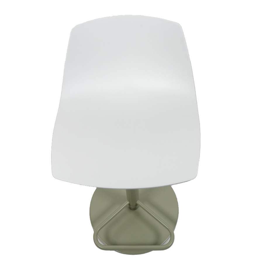 lapalma MIUNN S104 Barhocker | Baydur weiss | Gestell Pistazie | Platte rund