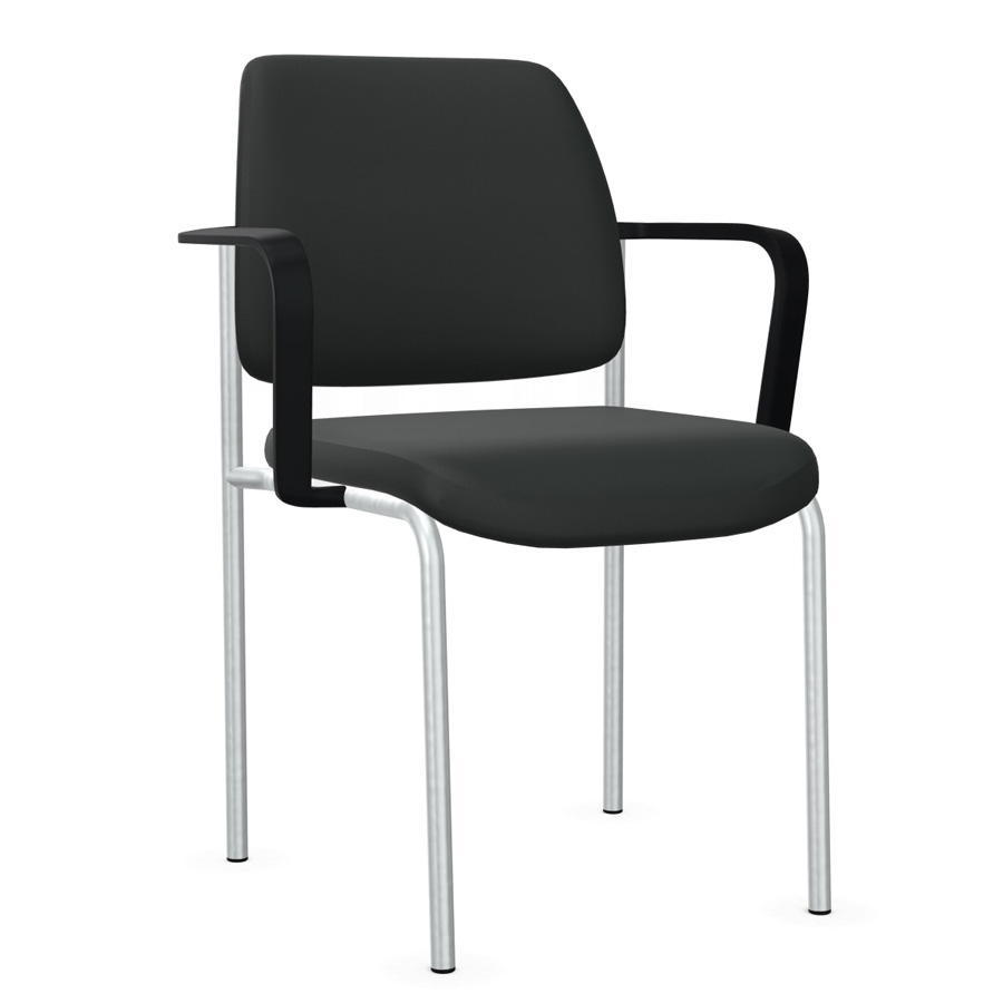 fm Fastline Vierfuß Livorno schwarz | Gestell silber