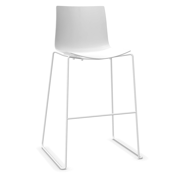 Arper Catifa 46 0471 Barhocker komplett weiß