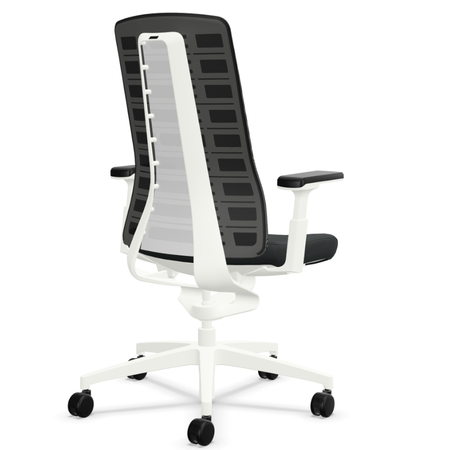 Interstuhl PUREis3 PU21C Sitz schwarz - Netz schwarz