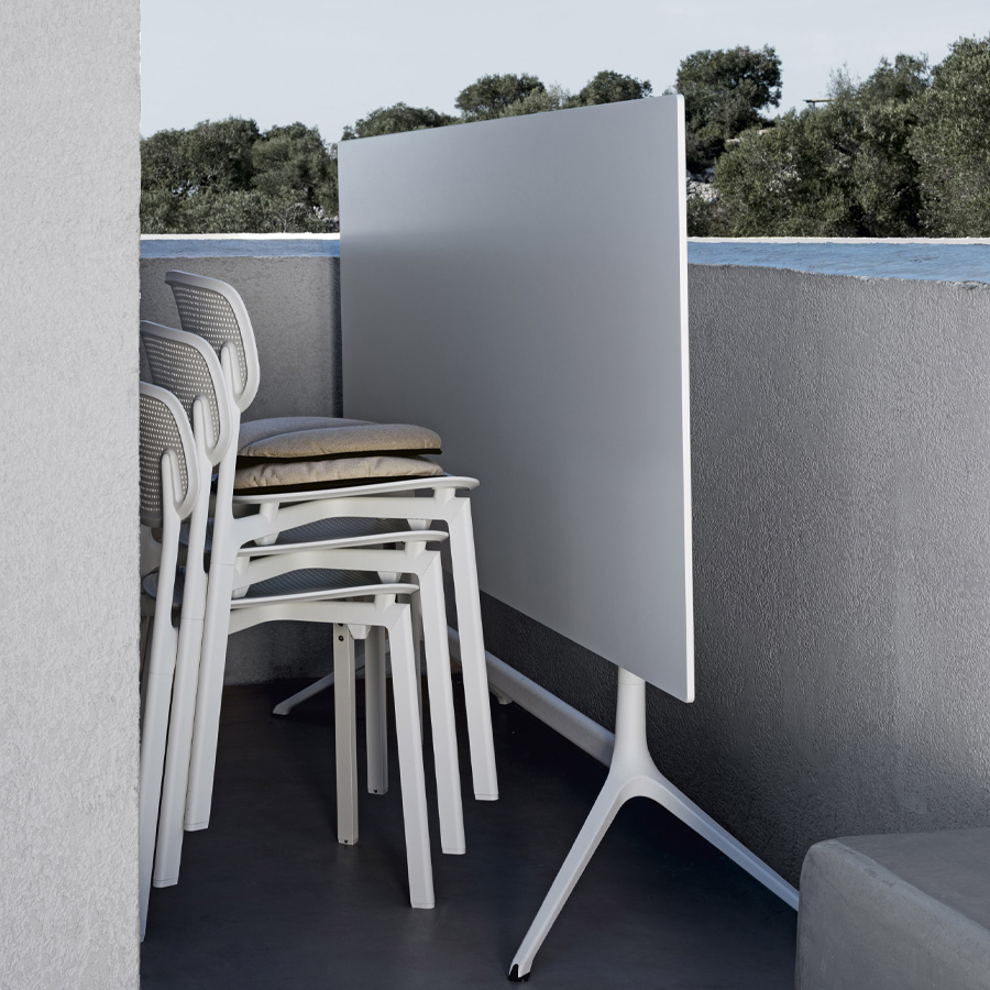 Kristalia Elephant Double | Eingeklappt | Weiß