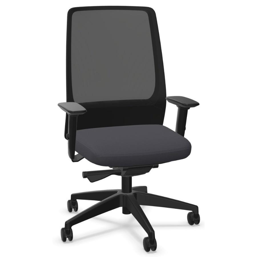 Interstuhl AIMis1 1S03 Bürostuhl schwarz eisengrau