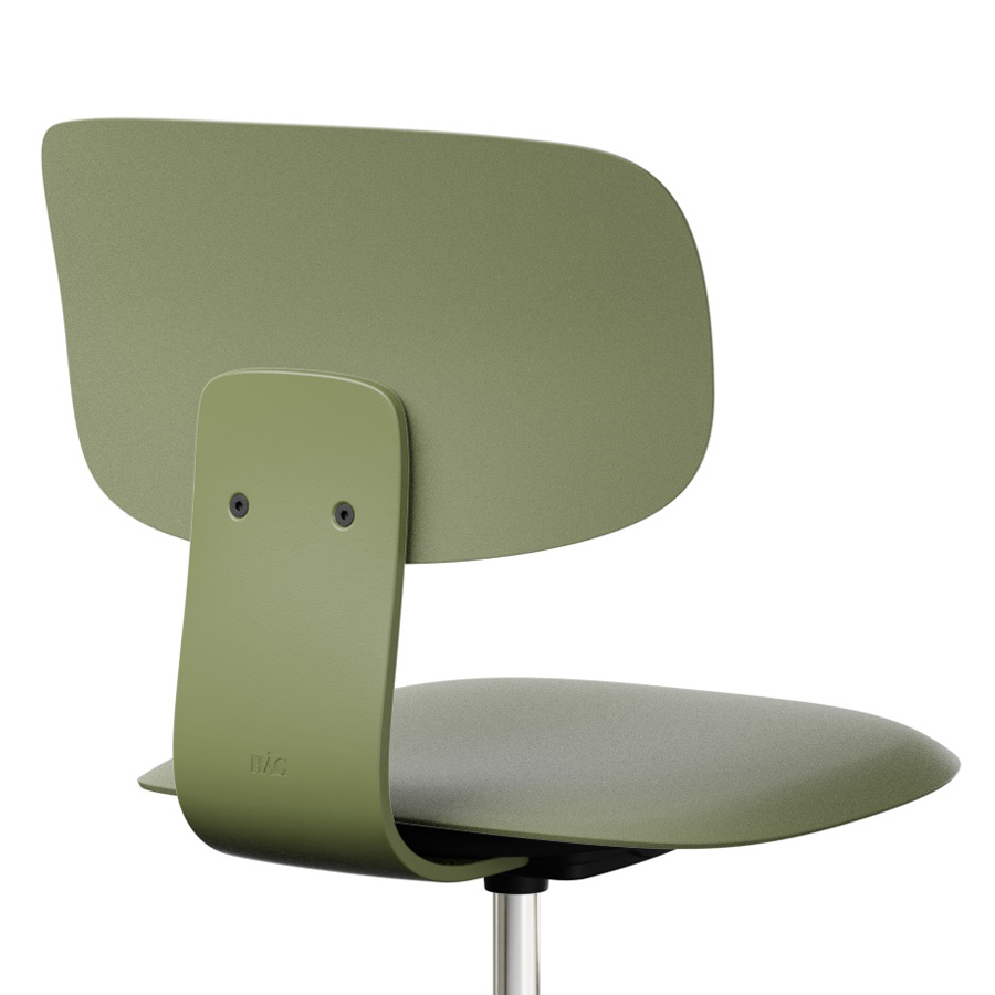HAG Tion 2100 Bürostuhl Moss Grey - Sitz u. Rückenschale Kunststoff - Detailaufnahme