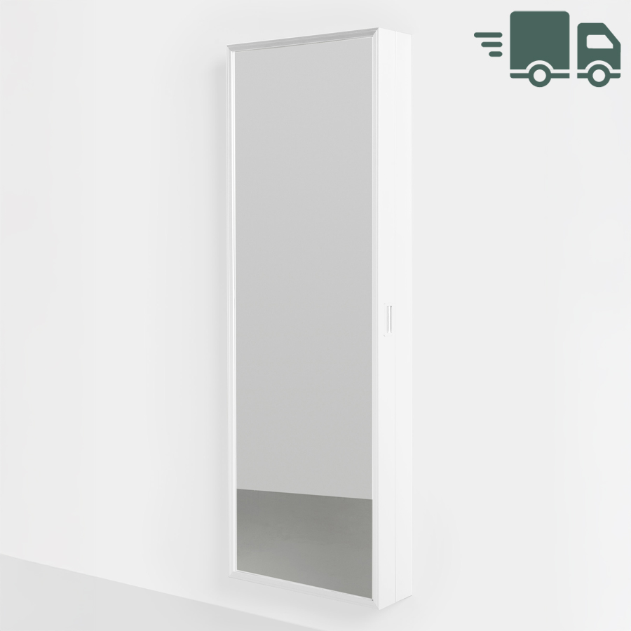 Kristalia BOX - Ausführung Alu weiß lackiert - Schuhregal