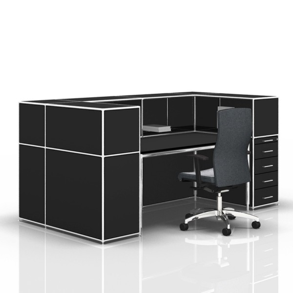 Bosse Modul Space Empfangstheke 2 schwarz