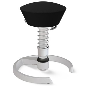 Aeris Swopper Select Wolle schwarz - Gleiter - Gestell silber - Standardfeder Aeris Swopper Select Wolle schwarz - Gleiter - Gestell silber - Standardfeder