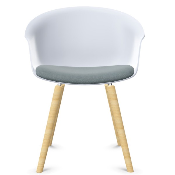 Interstuhl SHUFFLEis1 SU362 Loungesessel - Sitzfläche grau