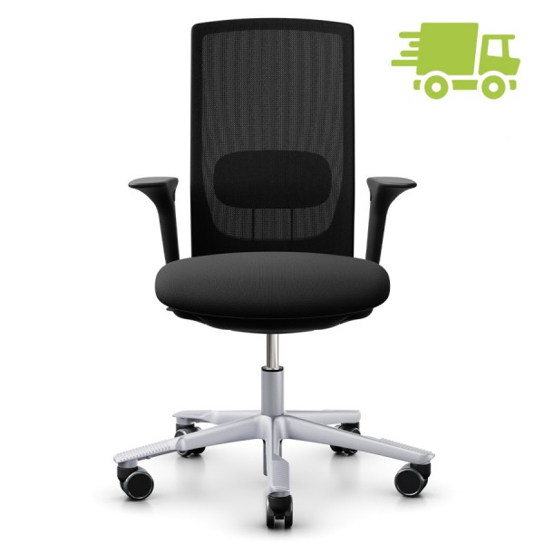 HAG Futu mesh schwarz silber 1100 - Frontansicht