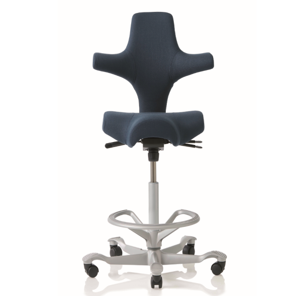 HAG Capisco 8106 Stoff Select blau mit Fußring