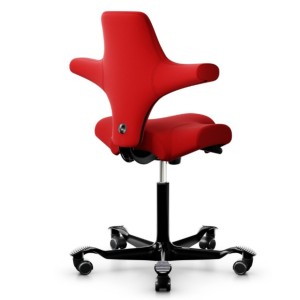 HAG CAPISCO 8106 Stoff Xtreme rot mit Gestell schwarz HAG CAPISCO 8106 Stoff Xtreme rot mit Gestell schwarz