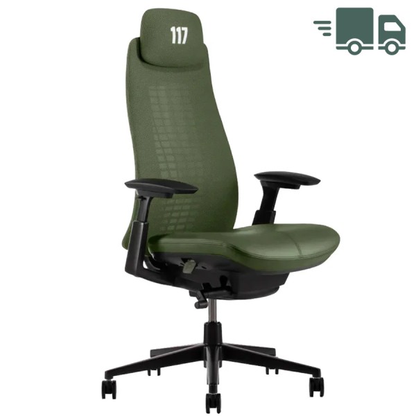 Haworth Fern X Halo Gaming Chair mit Leder-Sitzfläche - Beispielbild 