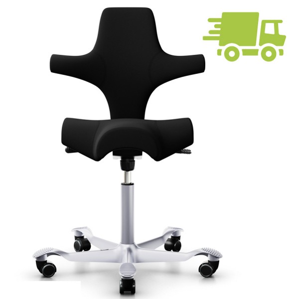 HAG Capisco 8106 Xtreme schwarz mit Gestell silber
