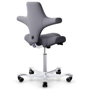 HAG CAPISCO 8106 Stoff Xtreme grau mit Gestell silber HAG CAPISCO 8106 Stoff Xtreme grau mit Gestell silber