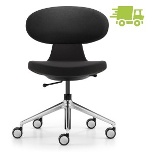 Girsberger Simplex Bürostuhl Homeoffice schwarz mit Designrollen Girsberger Simplex Bürostuhl Homeoffice schwarz mit Designrollen