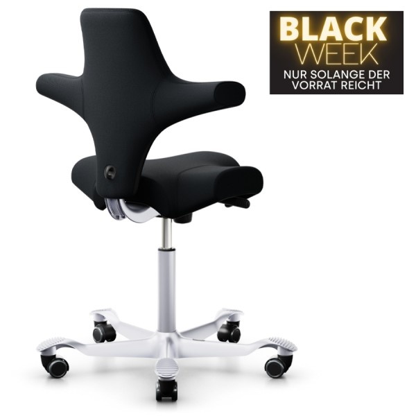 HAG CAPISCO 8106 Stoff Cura schwarz mit Sattelsitz