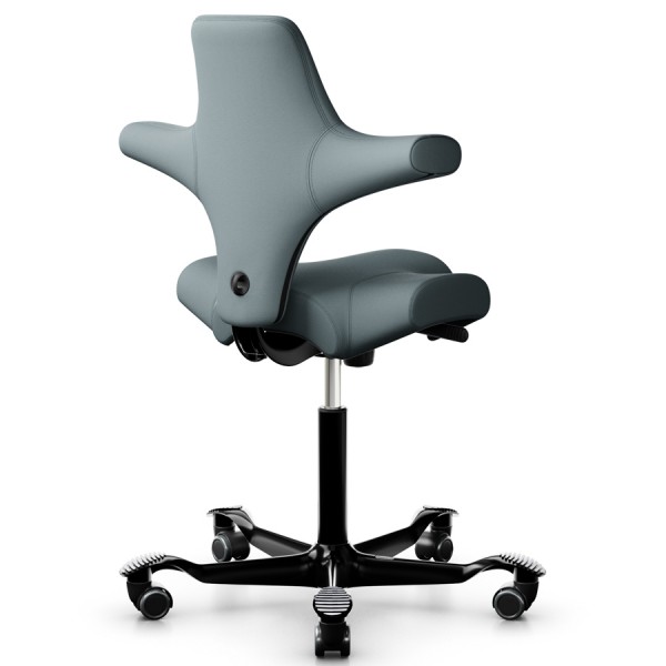 HAG CAPISCO 8106 - Stoff Patina 024 - Gestell schwarz - Rückansicht