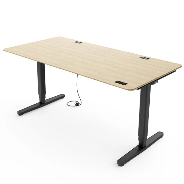 Yaasa Desk Pro Nature Schreibtisch Gestell schwarz