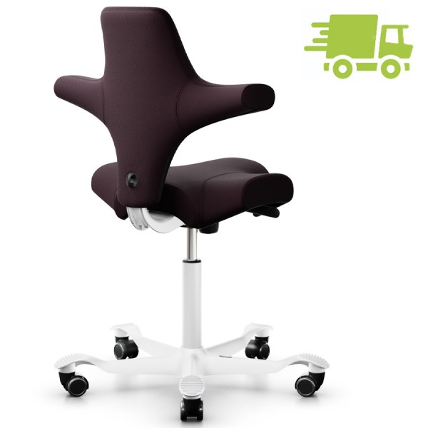 HAG Capisco 8106 - Stoff Select Aubergine - Rückansicht