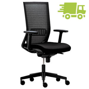 RWH Easy Bürodrehstuhl mit Netzrücken schwarz RWH Easy Bürodrehstuhl mit Netzrücken schwarz