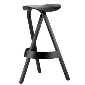 THONET 404 H Holzbarhocker - Eiche schwarz gebeizt THONET 404 H Holzbarhocker - Eiche schwarz gebeizt
