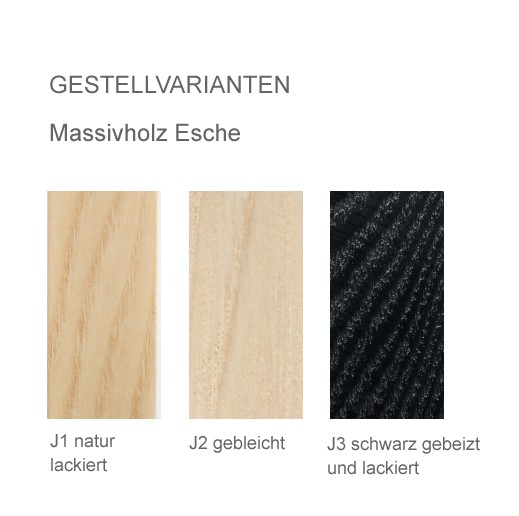 Orte Gestellfarben Esche