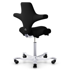 HAG Capisco 8106 Xtreme schwarz Gestell Silber Gasfeder 150 HAG Capisco 8106 Xtreme schwarz Gestell Silber Gasfeder 150