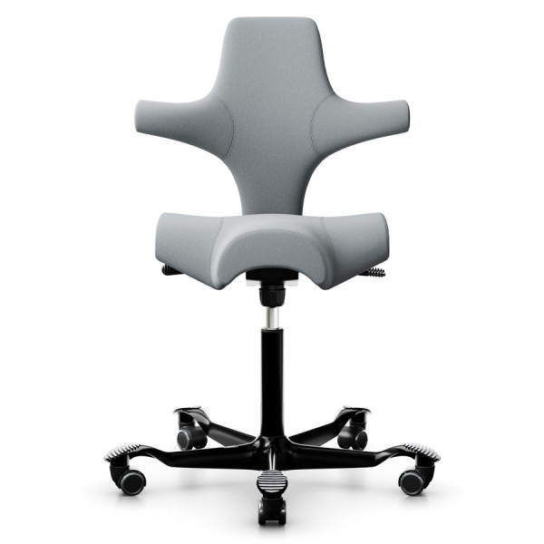 HAG Capisco 8106 Xtreme hellgrau mit Gestell Alu schwarz