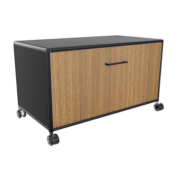 Bosse TV-Board Black Edition Höhe 1 OH Breite 80 cm in Funier mit Klappe