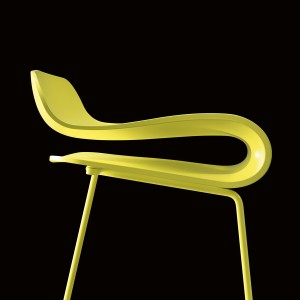 Vorschau: Kristalia BCN Barhocker fluo green Vorschau: Kristalia BCN Barhocker fluo green