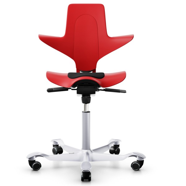 HAG Capisco Puls 8010 rot mit Gestell silber